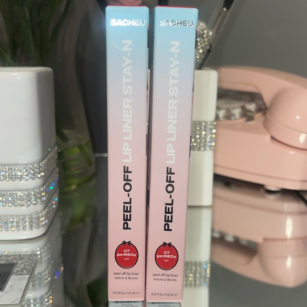 Brand new sealed to get ready red peel off stay lipstick